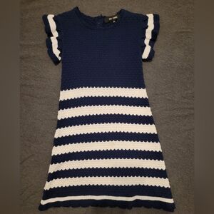 Girls dress, Chloe+jasmine, blue, white, size 8, new with tags